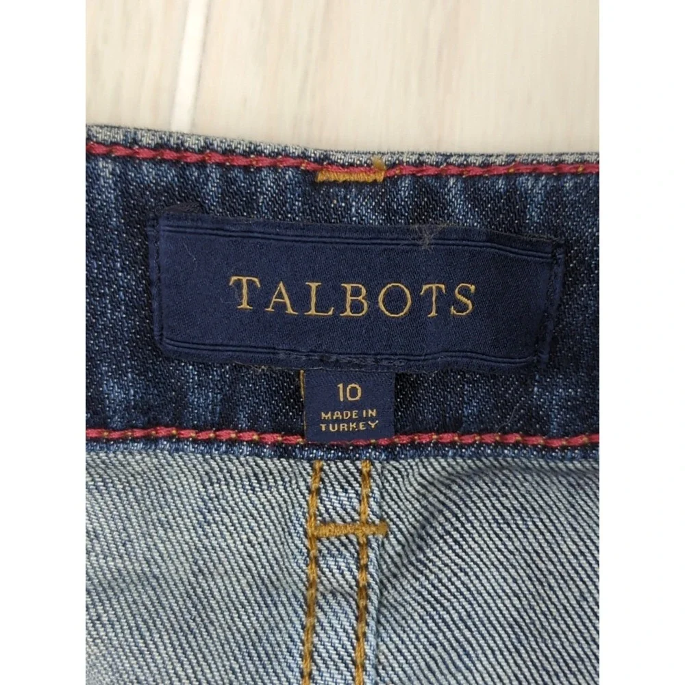 Talbot's 10 Women's blue jean skirt 22" - Picture 6 of 8